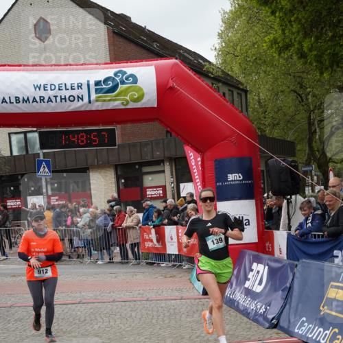04.05.2025 - 8. Wedeler Halbmarathon Felixshl http://msf.ph/oto/7819427 04.05.2025 11:48:55 Ziel 139, 710, 912 meine-sportfotos.de