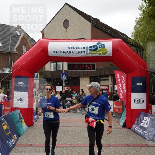 04.05.2025 - 8. Wedeler Halbmarathon Felixshl http://msf.ph/oto/7819456 04.05.2025 12:12:48 Ziel 183, 205, 223, 261 meine-sportfotos.de
