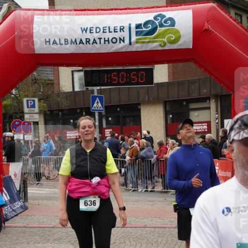 04.05.2025 - 8. Wedeler Halbmarathon Felixshl http://msf.ph/oto/7819817 04.05.2025 11:50:48 Ziel 636, 865, 981, 1071 meine-sportfotos.de