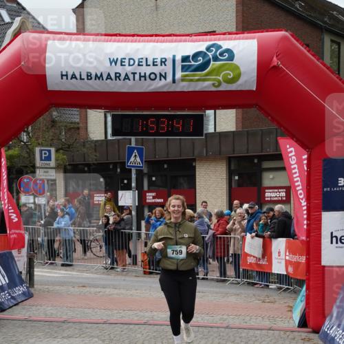 04.05.2025 - 8. Wedeler Halbmarathon Felixshl http://msf.ph/oto/7820002 04.05.2025 11:53:39 Ziel 759 meine-sportfotos.de