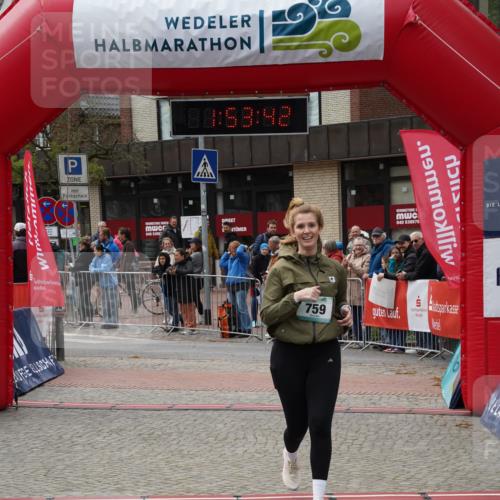 04.05.2025 - 8. Wedeler Halbmarathon Felixshl http://msf.ph/oto/7820008 04.05.2025 11:53:40 Ziel 759 meine-sportfotos.de
