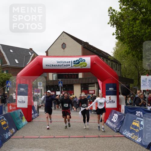 04.05.2025 - 8. Wedeler Halbmarathon Felixshl http://msf.ph/oto/7821458 04.05.2025 11:57:30 Ziel 104, 232, 928, 1161 meine-sportfotos.de