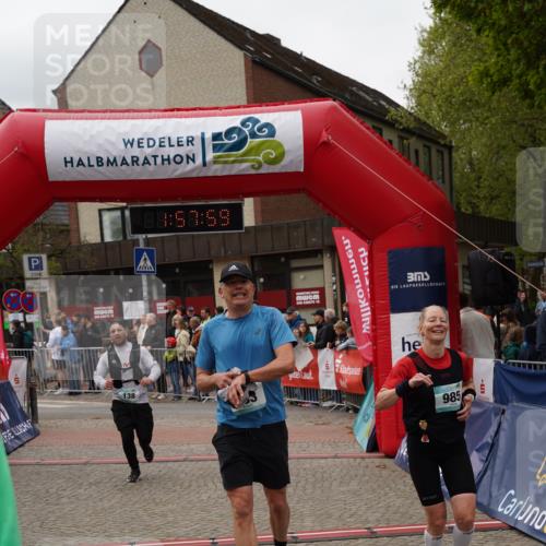04.05.2025 - 8. Wedeler Halbmarathon Felixshl http://msf.ph/oto/7822137 04.05.2025 11:57:57 Ziel 138, 432, 833, 985 meine-sportfotos.de