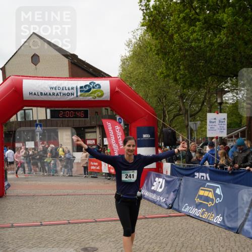 04.05.2025 - 8. Wedeler Halbmarathon Felixshl http://msf.ph/oto/7824692 04.05.2025 12:00:44 Ziel 241, 410 meine-sportfotos.de