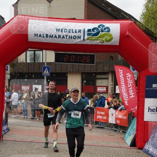 04.05.2025 - 8. Wedeler Halbmarathon Felixshl http://msf.ph/oto/7825230 04.05.2025 12:01:24 Ziel 596, 768, 1110, 1148 meine-sportfotos.de