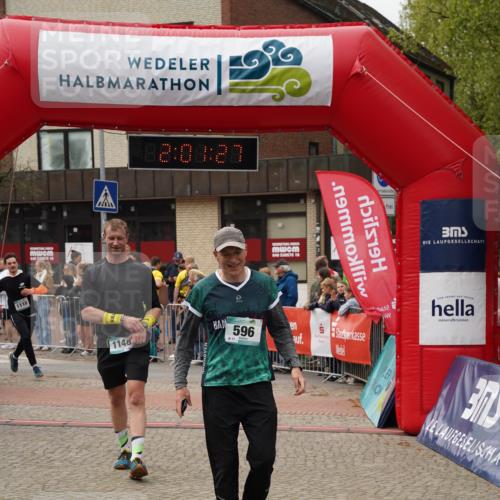 04.05.2025 - 8. Wedeler Halbmarathon Felixshl http://msf.ph/oto/7825293 04.05.2025 12:01:25 Ziel 596, 768, 1110, 1148 meine-sportfotos.de