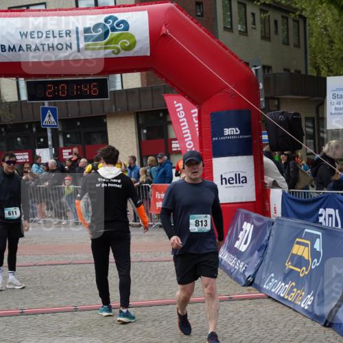 04.05.2025 - 8. Wedeler Halbmarathon Felixshl http://msf.ph/oto/7825392 04.05.2025 12:01:44 Ziel 428, 813 meine-sportfotos.de