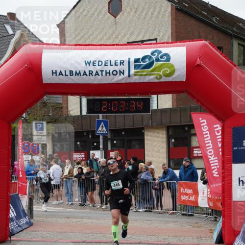 04.05.2025 - 8. Wedeler Halbmarathon Felixshl http://msf.ph/oto/7826382 04.05.2025 12:03:31 Ziel 449 meine-sportfotos.de