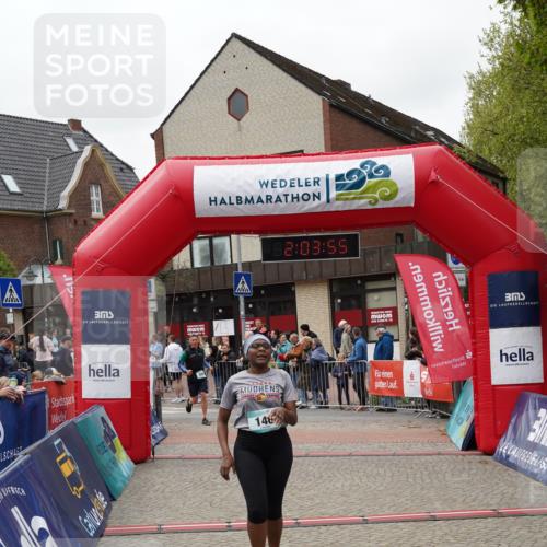 04.05.2025 - 8. Wedeler Halbmarathon Felixshl http://msf.ph/oto/7826875 04.05.2025 12:03:53 Ziel 146, 494, 926 meine-sportfotos.de