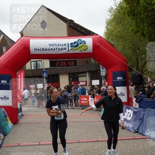 04.05.2025 - 8. Wedeler Halbmarathon Felixshl http://msf.ph/oto/7828831 04.05.2025 12:06:56 Ziel 515, 976 meine-sportfotos.de