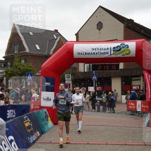 04.05.2025 - 8. Wedeler Halbmarathon Felixshl http://msf.ph/oto/7831954 04.05.2025 12:13:13 Ziel 24, 272, 273, 415, 435 meine-sportfotos.de