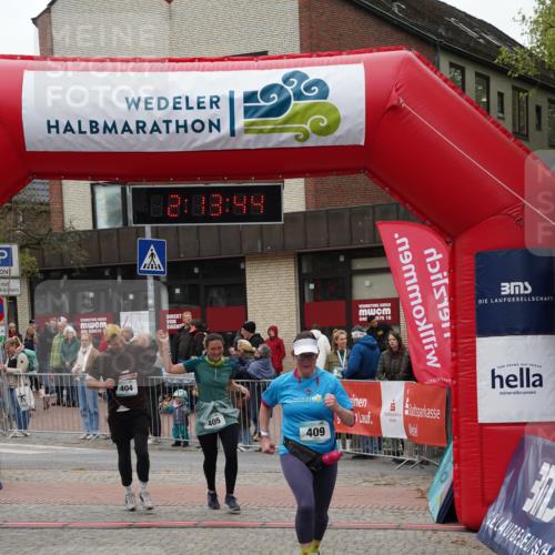 04.05.2025 - 8. Wedeler Halbmarathon Felixshl http://msf.ph/oto/7832180 04.05.2025 12:13:41 Ziel 404, 405, 409 meine-sportfotos.de