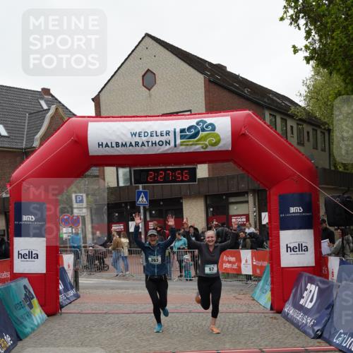04.05.2025 - 8. Wedeler Halbmarathon Felixshl http://msf.ph/oto/7837412 04.05.2025 12:27:53 Ziel 57, 263 meine-sportfotos.de