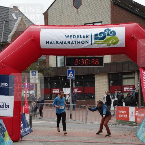 04.05.2025 - 8. Wedeler Halbmarathon Felixshl http://msf.ph/oto/7838422 04.05.2025 12:30:34 Ziel 627 meine-sportfotos.de