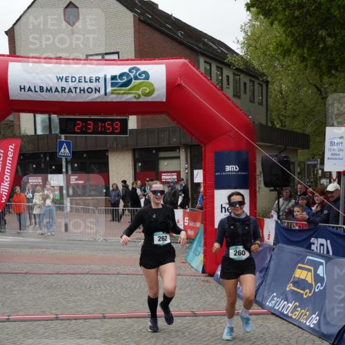 04.05.2025 - 8. Wedeler Halbmarathon Felixshl http://msf.ph/oto/7839011 04.05.2025 12:31:56 Ziel 260, 262 meine-sportfotos.de