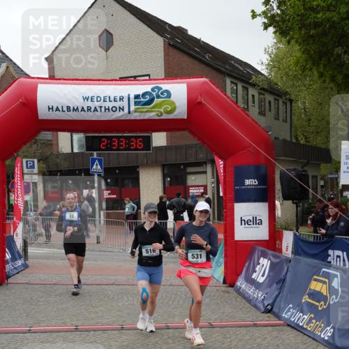 04.05.2025 - 8. Wedeler Halbmarathon Felixshl http://msf.ph/oto/7839214 04.05.2025 12:33:33 Ziel 53, 516, 531 meine-sportfotos.de
