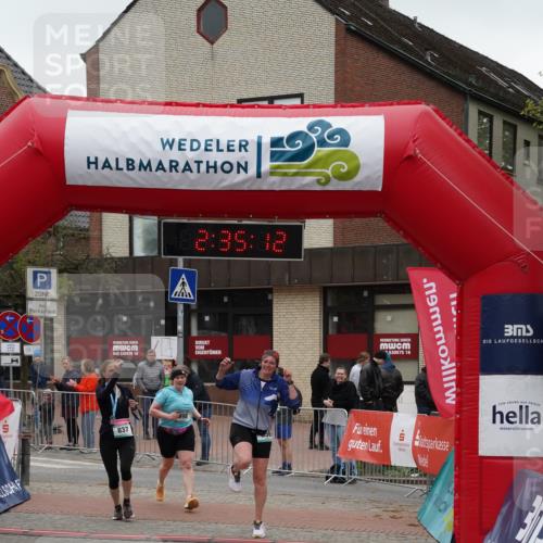 04.05.2025 - 8. Wedeler Halbmarathon Felixshl http://msf.ph/oto/7839437 04.05.2025 12:35:10 Ziel 698, 856 meine-sportfotos.de