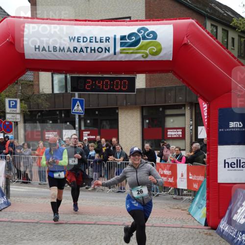 04.05.2025 - 8. Wedeler Halbmarathon Felixshl http://msf.ph/oto/7840934 04.05.2025 12:39:57 Ziel 4, 26, 29 meine-sportfotos.de