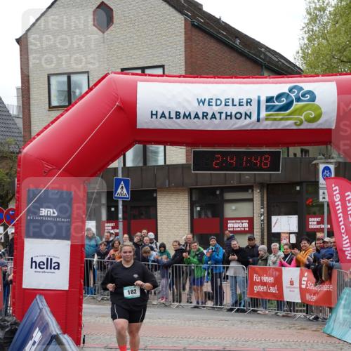 04.05.2025 - 8. Wedeler Halbmarathon Felixshl http://msf.ph/oto/7841061 04.05.2025 12:41:45 Ziel 182 meine-sportfotos.de
