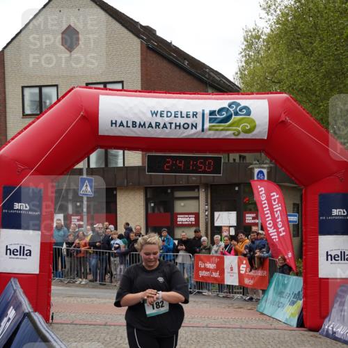 04.05.2025 - 8. Wedeler Halbmarathon Felixshl http://msf.ph/oto/7841105 04.05.2025 12:41:48 Ziel 182 meine-sportfotos.de