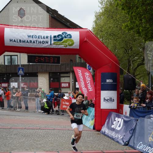 04.05.2025 - 8. Wedeler Halbmarathon Felixshl http://msf.ph/oto/7841262 04.05.2025 12:47:29 Ziel 623 meine-sportfotos.de