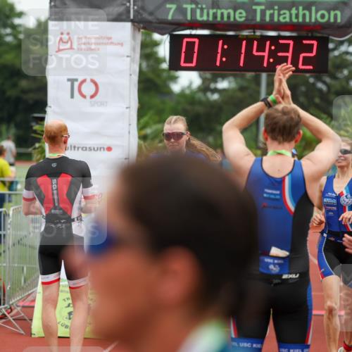 15.06.2025 - 7 Türme Triathlon Michael Strokosch http://msf.ph/oto/7929526 15.06.2025 10:14:32 Ziel 28, 102, 103, 104 meine-sportfotos.de