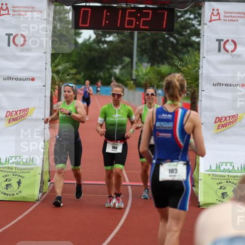15.06.2025 - 7 Türme Triathlon Michael Strokosch http://msf.ph/oto/7929580 15.06.2025 10:16:21 Ziel 105, 106, 107 meine-sportfotos.de