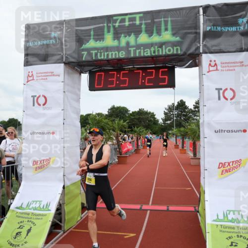 15.06.2025 - 7 Türme Triathlon Michael Strokosch http://msf.ph/oto/7970926 15.06.2025 13:57:25 Ziel 804, 818, 1004, 1153 meine-sportfotos.de