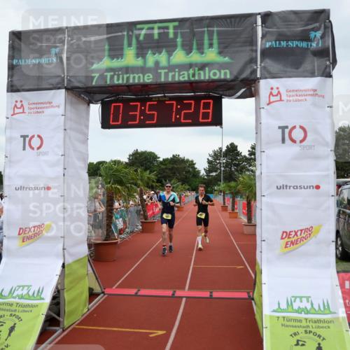 15.06.2025 - 7 Türme Triathlon Michael Strokosch http://msf.ph/oto/7970942 15.06.2025 13:57:28 Ziel 804, 818, 1004, 1153 meine-sportfotos.de