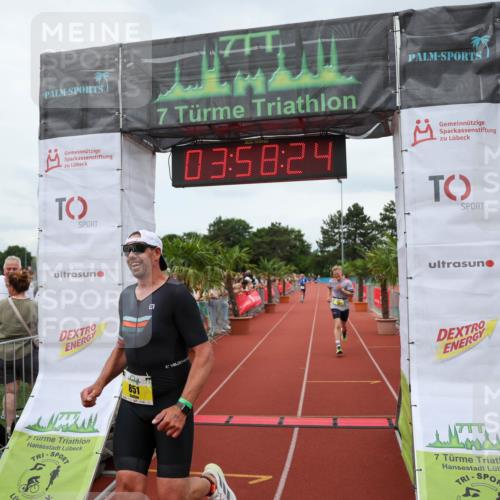 15.06.2025 - 7 Türme Triathlon Michael Strokosch http://msf.ph/oto/7971246 15.06.2025 13:58:23 Ziel 851, 973, 1045 meine-sportfotos.de