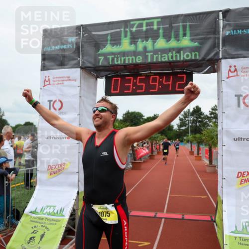 15.06.2025 - 7 Türme Triathlon Michael Strokosch http://msf.ph/oto/7971726 15.06.2025 13:59:42 Ziel 792, 952, 1075, 1193 meine-sportfotos.de