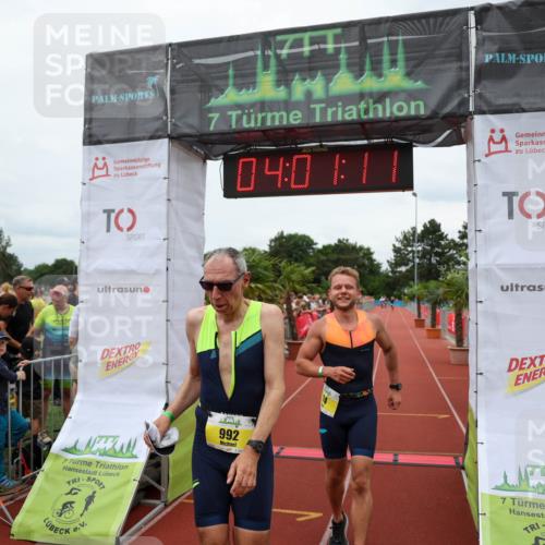 15.06.2025 - 7 Türme Triathlon Michael Strokosch http://msf.ph/oto/7972276 15.06.2025 14:01:10 Ziel 523, 774, 992 meine-sportfotos.de