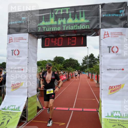 15.06.2025 - 7 Türme Triathlon Michael Strokosch http://msf.ph/oto/7972366 15.06.2025 14:01:31 Ziel 395, 740, 840 meine-sportfotos.de