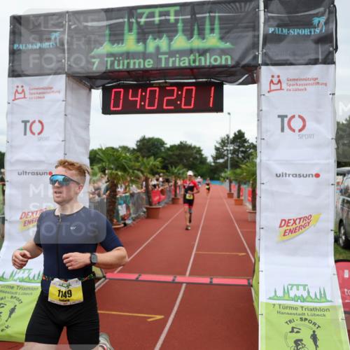 15.06.2025 - 7 Türme Triathlon Michael Strokosch http://msf.ph/oto/7972655 15.06.2025 14:02:01 Ziel 784, 880, 1149 meine-sportfotos.de