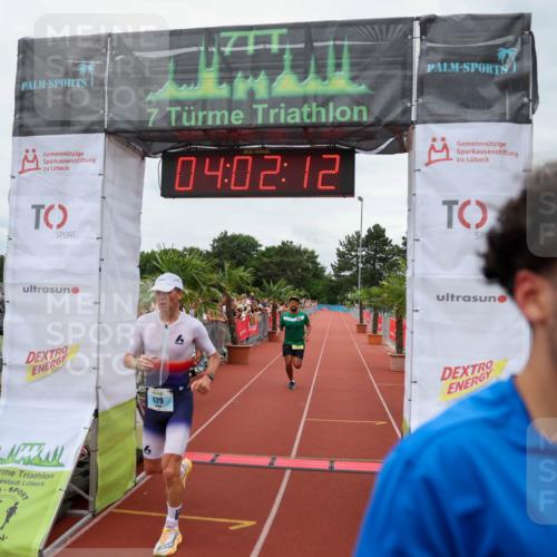 15.06.2025 - 7 Türme Triathlon Michael Strokosch http://msf.ph/oto/7972760 15.06.2025 14:02:12 Ziel 629, 963, 1123, 1142 meine-sportfotos.de