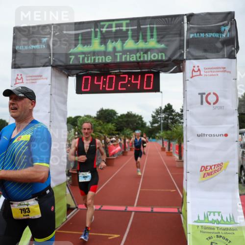 15.06.2025 - 7 Türme Triathlon Michael Strokosch http://msf.ph/oto/7972819 15.06.2025 14:02:40 Ziel 371, 504, 793 meine-sportfotos.de