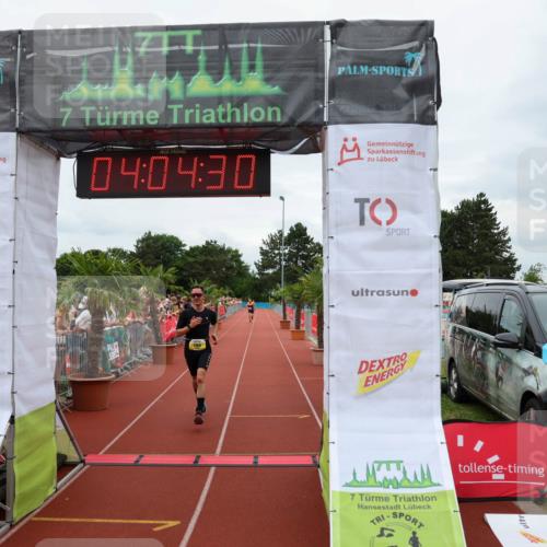 15.06.2025 - 7 Türme Triathlon Michael Strokosch http://msf.ph/oto/7973398 15.06.2025 14:04:30 Ziel 605, 988, 1169 meine-sportfotos.de