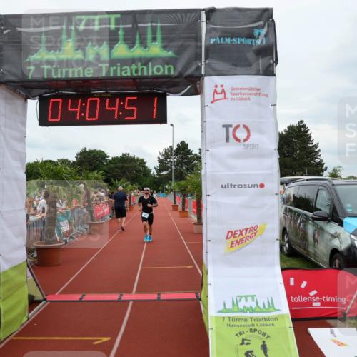 15.06.2025 - 7 Türme Triathlon Michael Strokosch http://msf.ph/oto/7973473 15.06.2025 14:04:50 Ziel 630 meine-sportfotos.de
