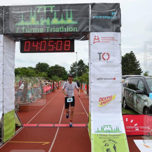 15.06.2025 - 7 Türme Triathlon Michael Strokosch http://msf.ph/oto/7973607 15.06.2025 14:05:07 Ziel 439, 465, 1024 meine-sportfotos.de