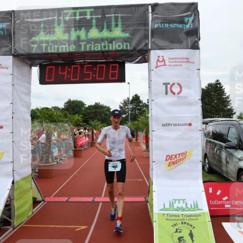 15.06.2025 - 7 Türme Triathlon Michael Strokosch http://msf.ph/oto/7973615 15.06.2025 14:05:08 Ziel 439, 465, 1024 meine-sportfotos.de