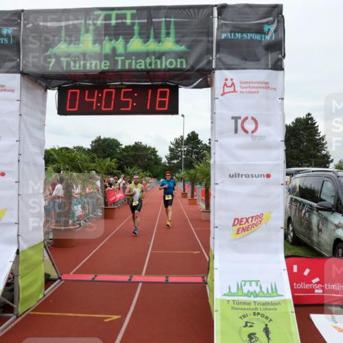 15.06.2025 - 7 Türme Triathlon Michael Strokosch http://msf.ph/oto/7973676 15.06.2025 14:05:18 Ziel 846, 974, 1097 meine-sportfotos.de