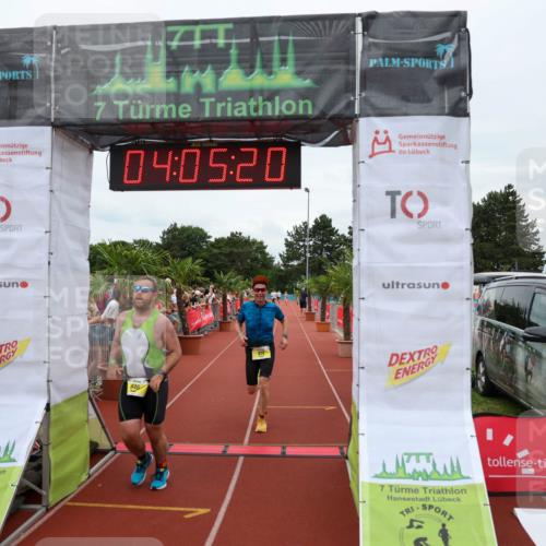 15.06.2025 - 7 Türme Triathlon Michael Strokosch http://msf.ph/oto/7973699 15.06.2025 14:05:19 Ziel 846, 974, 1097 meine-sportfotos.de