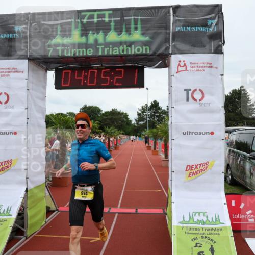 15.06.2025 - 7 Türme Triathlon Michael Strokosch http://msf.ph/oto/7973712 15.06.2025 14:05:21 Ziel 846, 974, 1097 meine-sportfotos.de