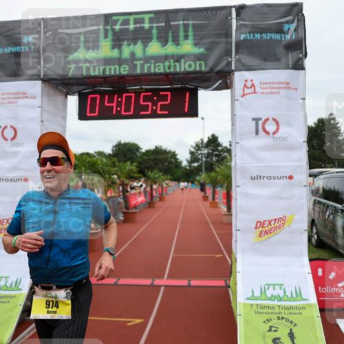 15.06.2025 - 7 Türme Triathlon Michael Strokosch http://msf.ph/oto/7973718 15.06.2025 14:05:21 Ziel 846, 974, 1097 meine-sportfotos.de