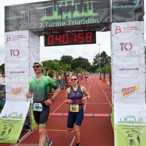 15.06.2025 - 7 Türme Triathlon Michael Strokosch http://msf.ph/oto/7974683 15.06.2025 14:07:58 Ziel 490, 565, 853, 933 meine-sportfotos.de
