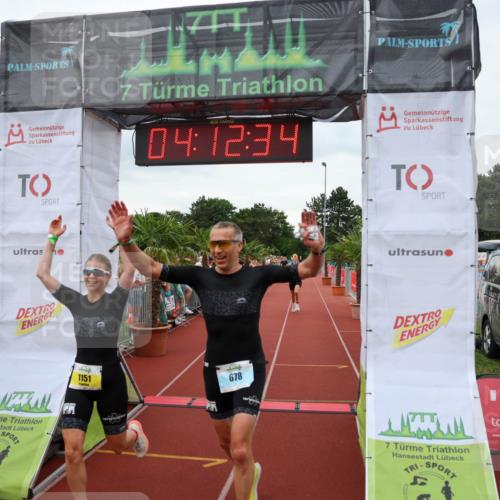 15.06.2025 - 7 Türme Triathlon Michael Strokosch http://msf.ph/oto/7980681 15.06.2025 14:12:34 Ziel 651, 678, 877, 918, 1151 meine-sportfotos.de