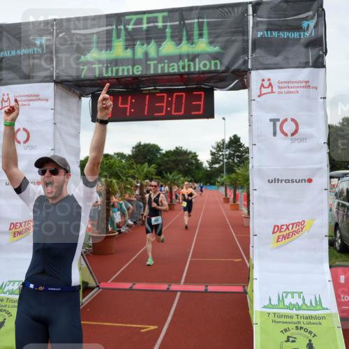 15.06.2025 - 7 Türme Triathlon Michael Strokosch http://msf.ph/oto/7980940 15.06.2025 14:13:03 Ziel 412, 628, 892 meine-sportfotos.de