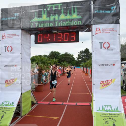 15.06.2025 - 7 Türme Triathlon Michael Strokosch http://msf.ph/oto/7980950 15.06.2025 14:13:03 Ziel 412, 628, 892 meine-sportfotos.de
