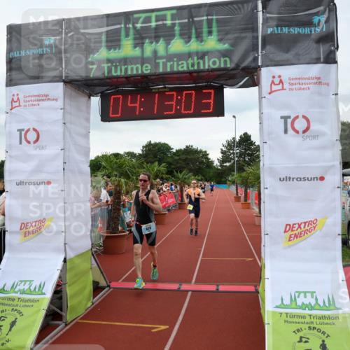 15.06.2025 - 7 Türme Triathlon Michael Strokosch http://msf.ph/oto/7980964 15.06.2025 14:13:03 Ziel 412, 628, 892 meine-sportfotos.de