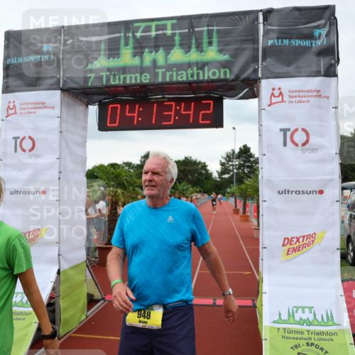 15.06.2025 - 7 Türme Triathlon Michael Strokosch http://msf.ph/oto/7981665 15.06.2025 14:13:41 Ziel 591, 638, 798, 948 meine-sportfotos.de